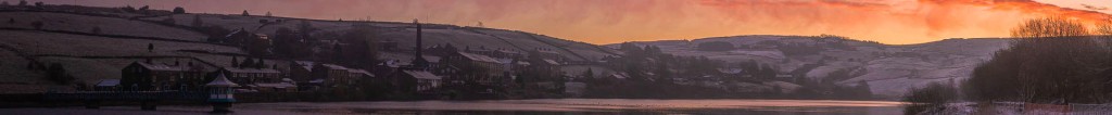 A frosty December dawn over Oxenhope and Leeming
