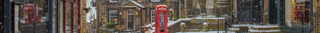 A walk from Oakworth to Haworth with a sprinkling of snow
